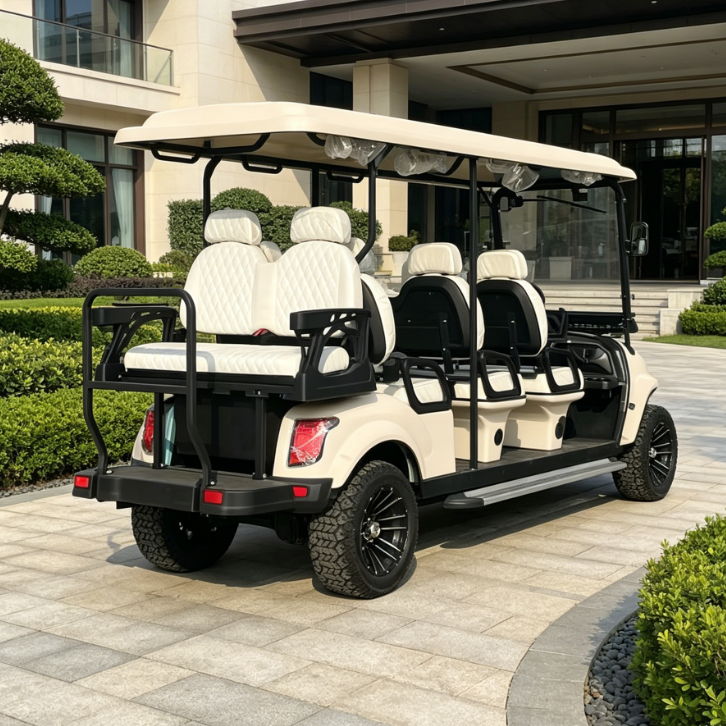 Electric Golf Cart Scene