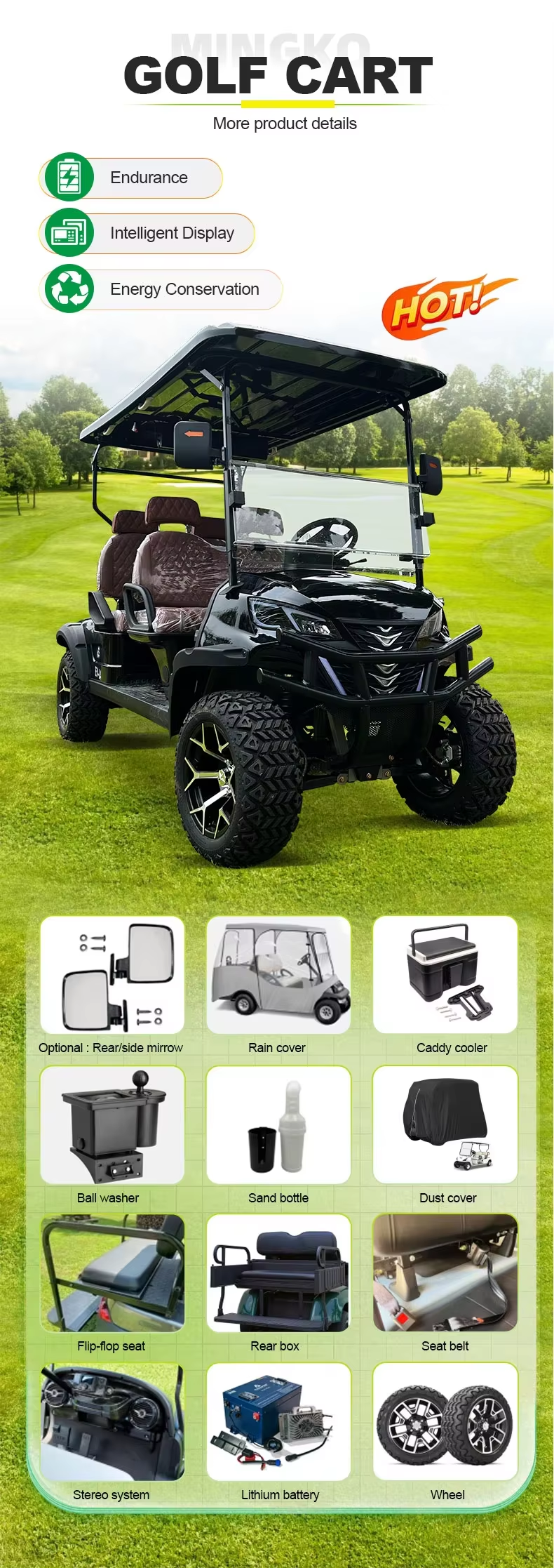Golf Cart Interior Detail