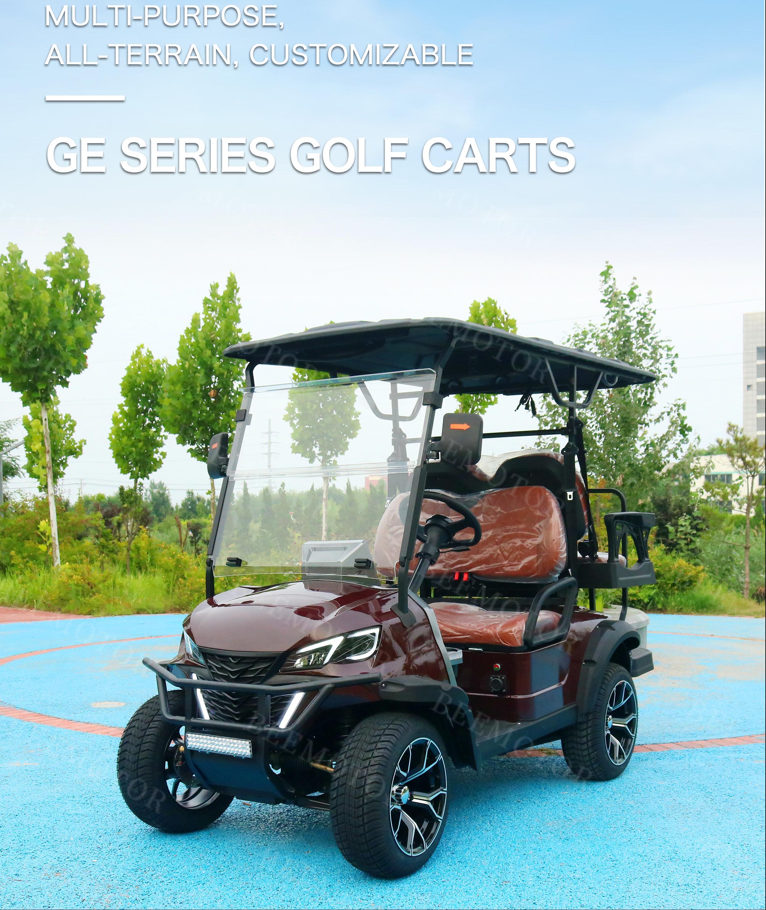 Electric Golf Cart Front View