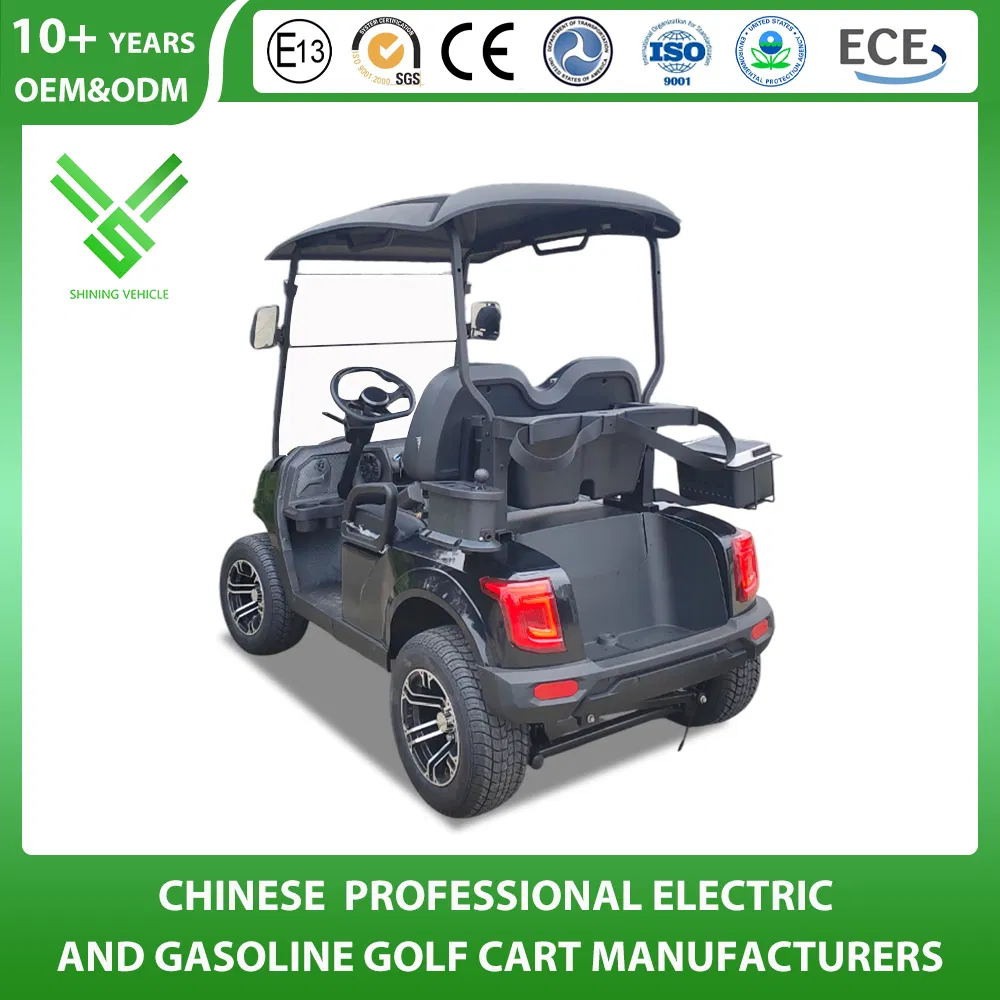 Shininglsv 2 Seat 72V 150ah Lithium Extended Range Shuttle Golf Cart