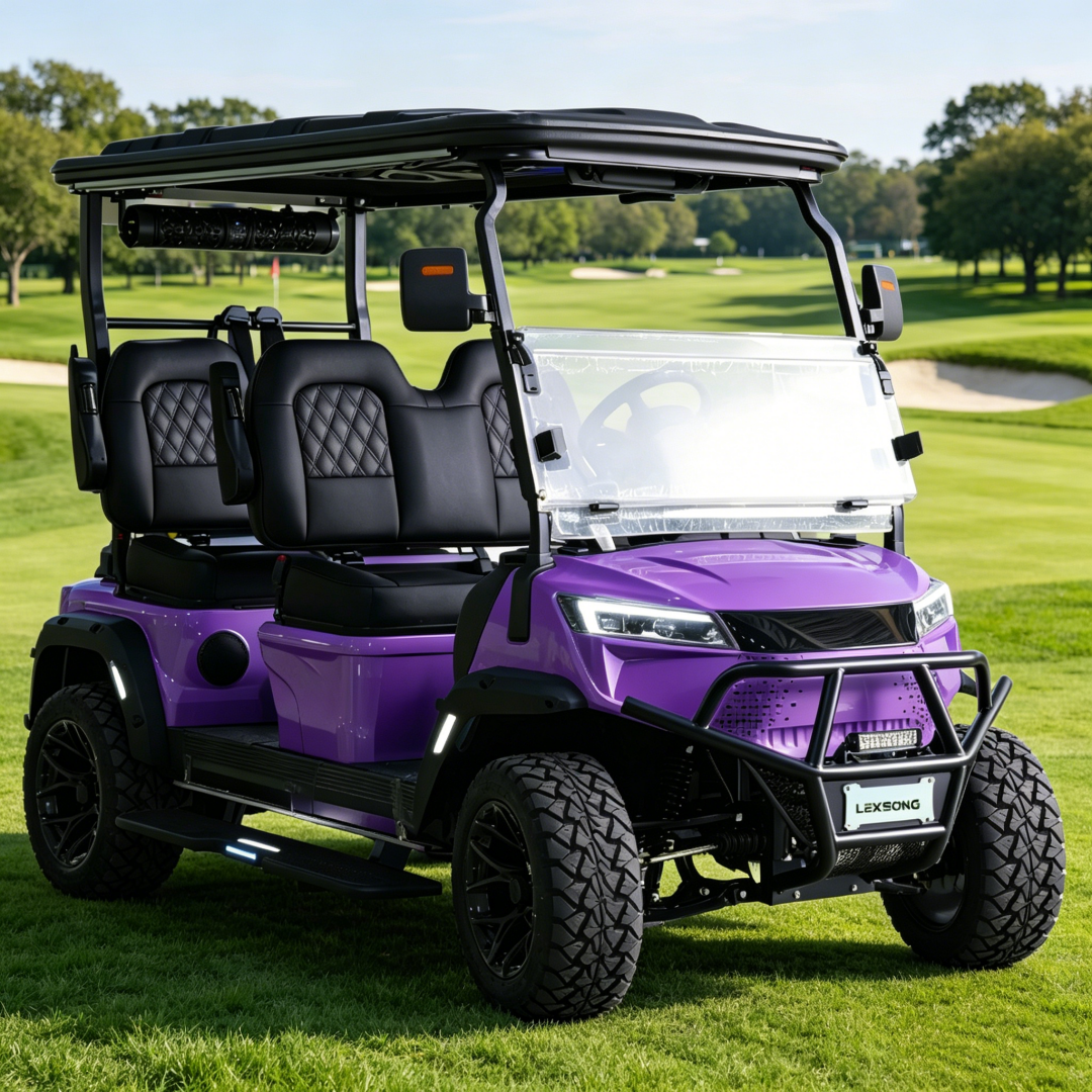Ultra Performance Long Range 105Ah/ Lithium Battery Heavy Duty Suspension Off Road Electric Golf Cart with OEM ODM Customization
