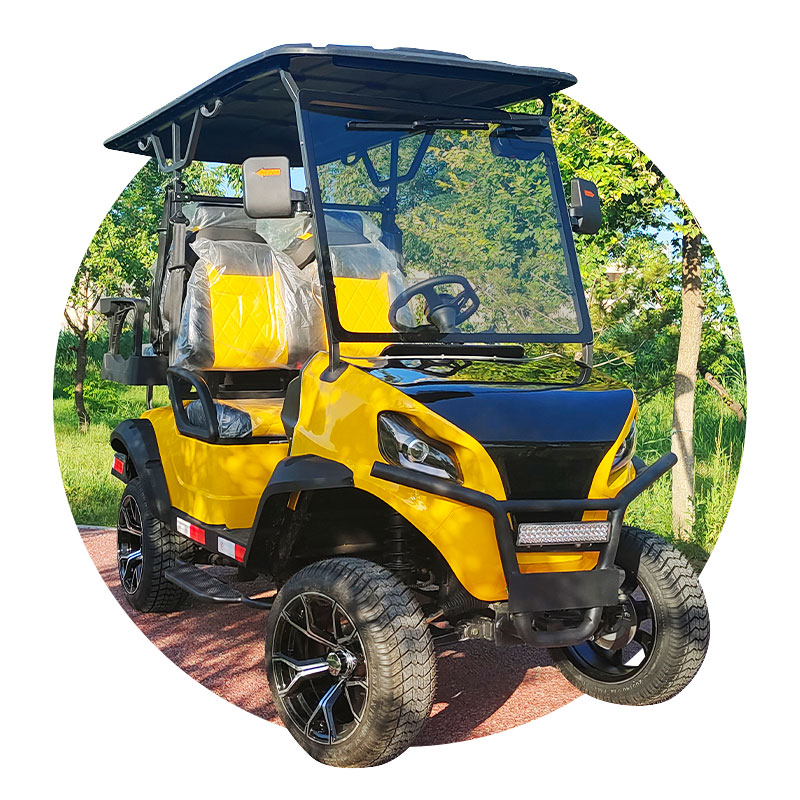 Street Legal Kinghike New Design LSV Electric Golf Cart with Metal Frame 72V AC Motor 90km Range CE Certified