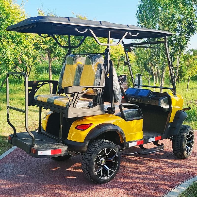 Street Legal Kinghike New Design LSV Electric Golf Cart with Metal Frame 72V AC Motor 90km Range CE Certified