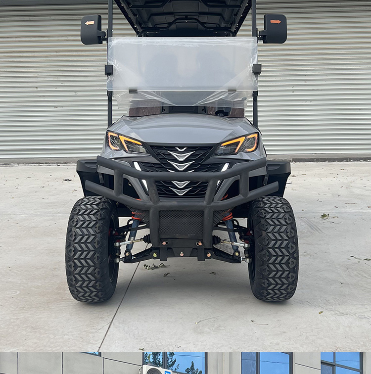 Luxury Electric 6seats Offroad Golf Cart Certified by CE DOT