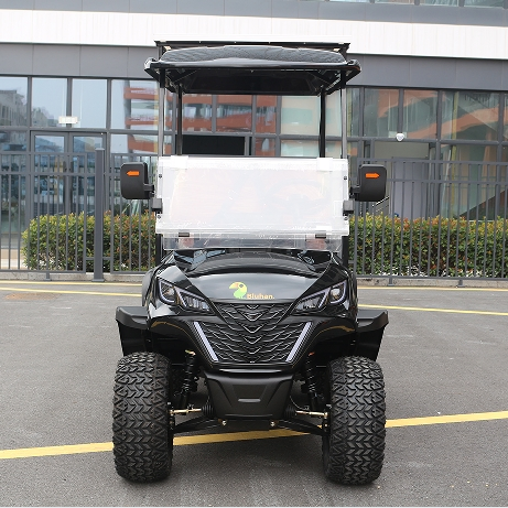Lvzo Ride Comfort: Electric Golf Cart with Shock- Absorbing Suspension