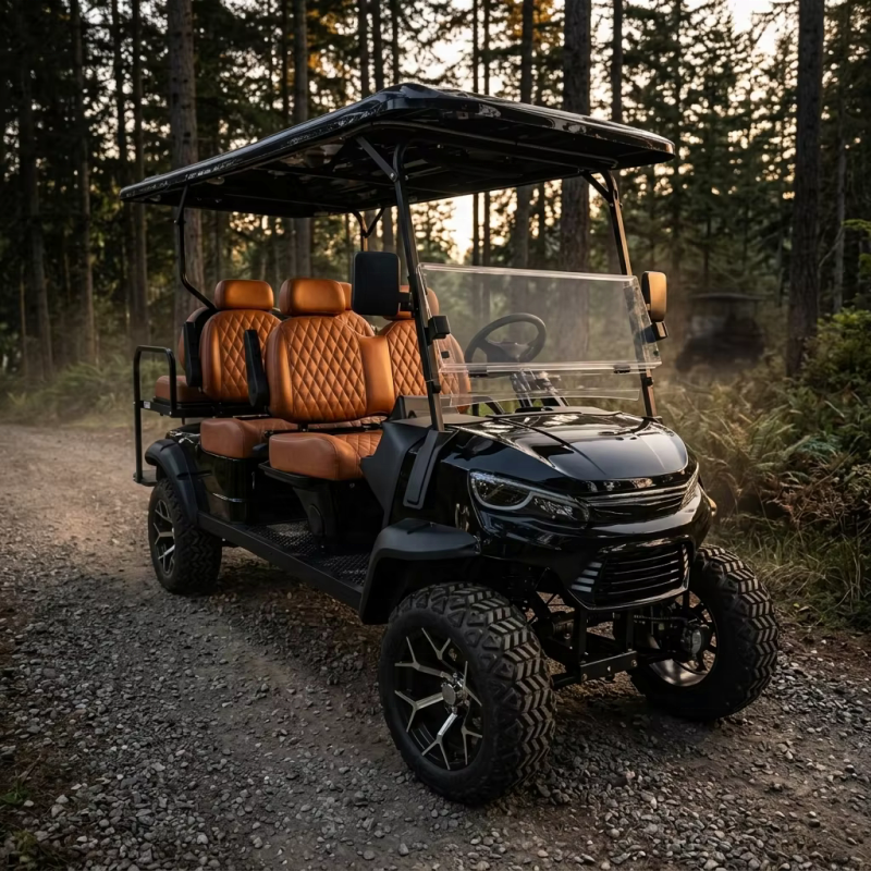 Street Legal 4 Seater Electric Golf Cart LSV High Speed Long Range Lithium Battery Technology Professional Export Quality Buggy