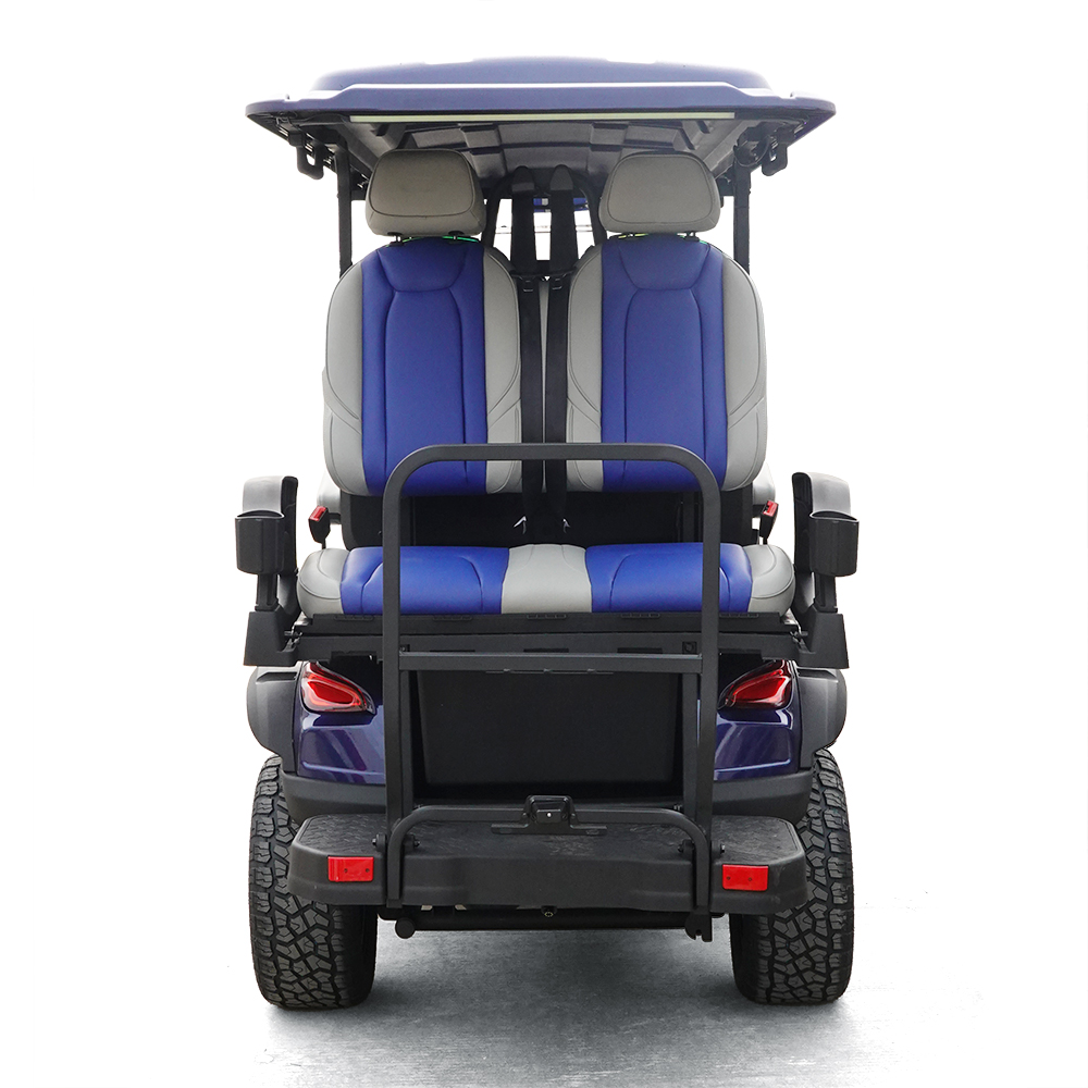 High-end Six-Seater Electric Golf Cart Intelligent Technology Luxury Comfort CE Certified 70-90km Range Designed for Upscale