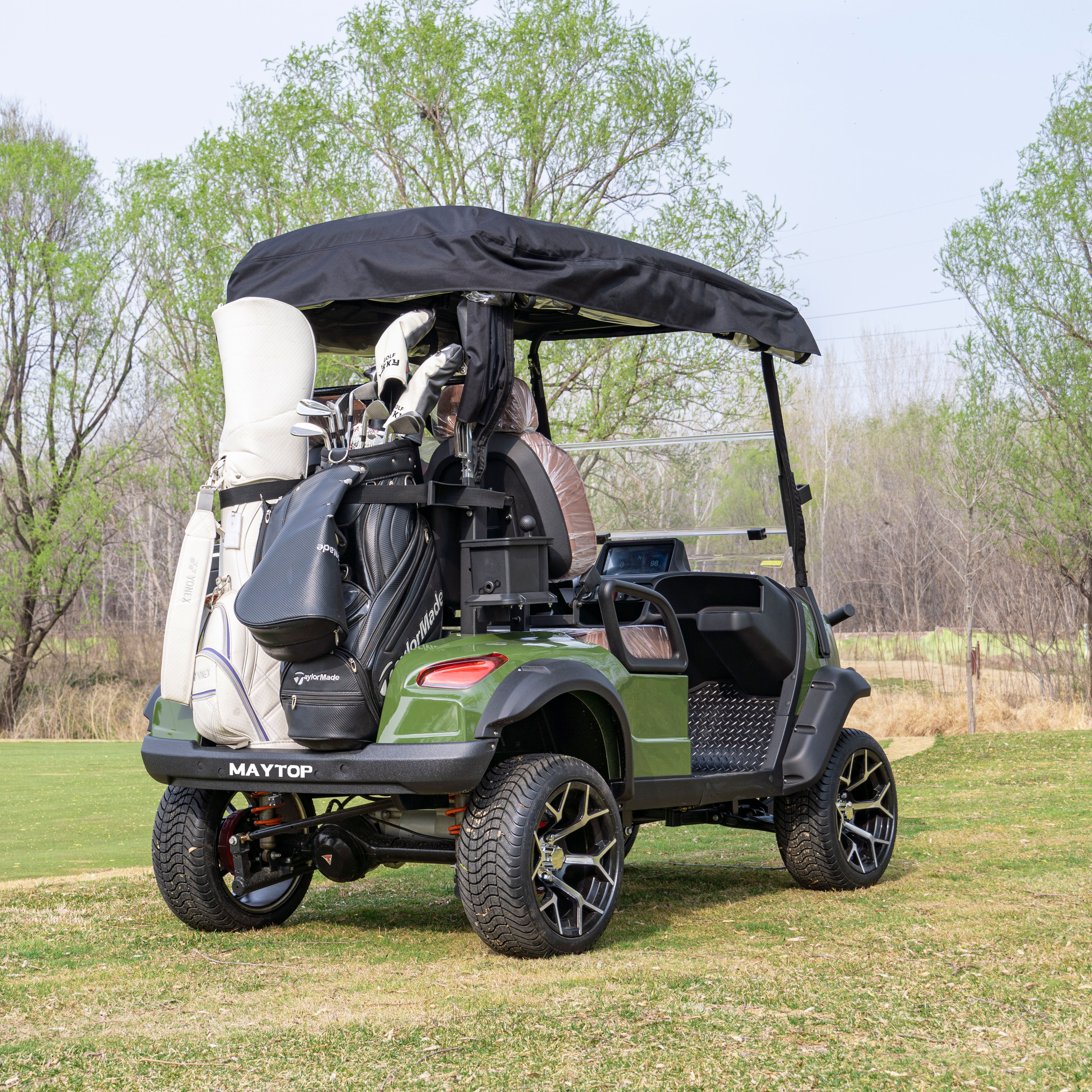Luxury Two-seater Golf Cart with an 80-kilometer Range Off-road Electric Golf Cart