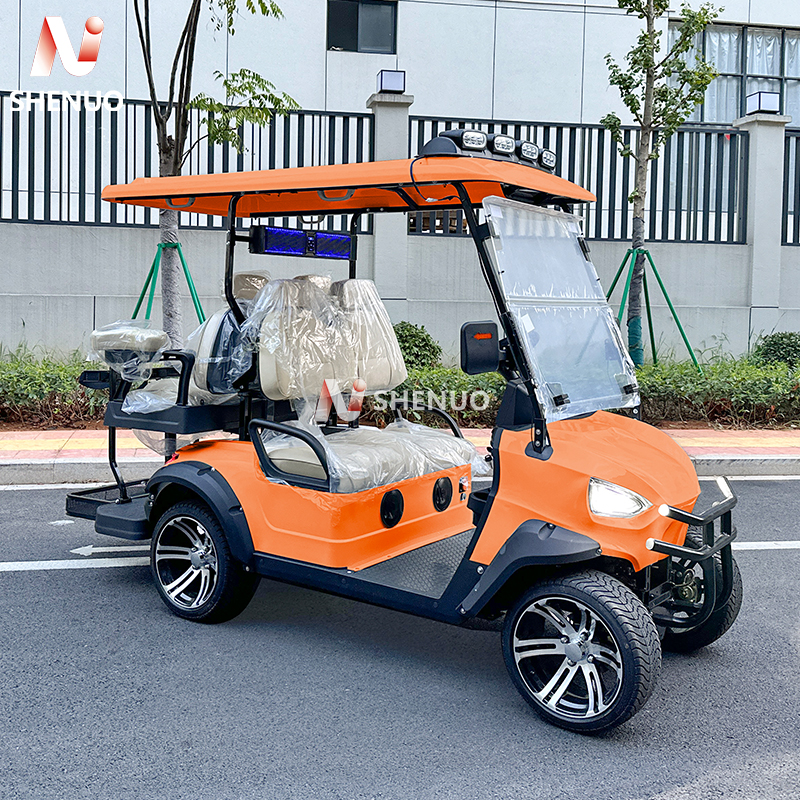 EPA CARB Certified Commercial Powertrain Golf Cart Gasoline Engine 2+2 Seats Golf Cart Gasolina Fo Resort Fleet MobilitySystems
