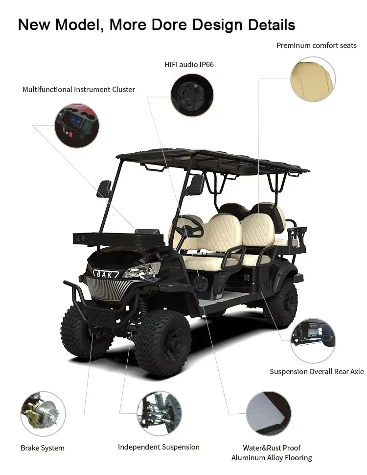 Electric Pickup Golf Cart Details
