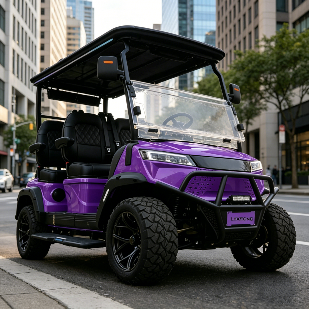 Ultra Performance Long Range 105Ah/ Lithium Battery Heavy Duty Suspension Off Road Electric Golf Cart with OEM ODM Customization