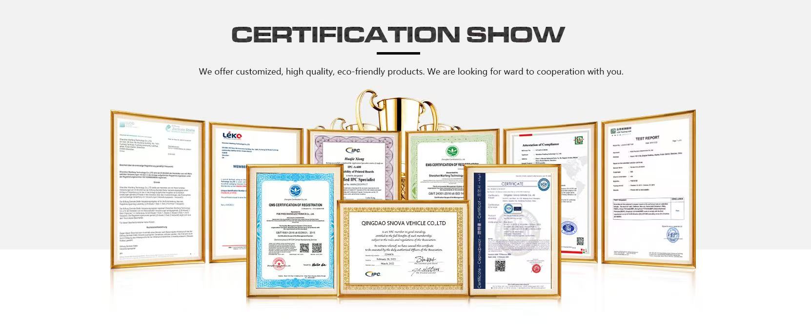 Product Certifications