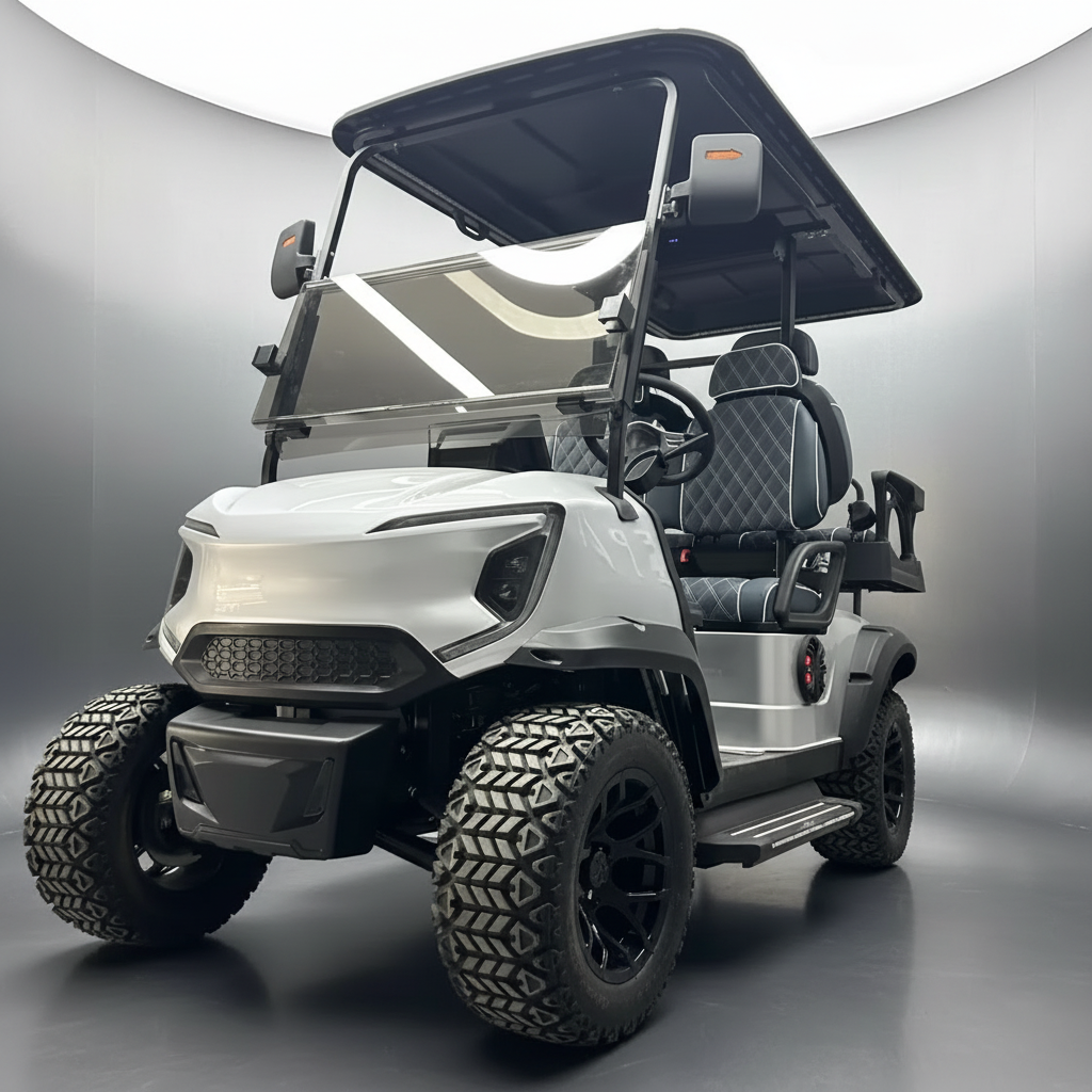 Best Selling Chinese Electric 4-Seater Golf Cart with Luxury Seats Eec Certified for Golf and Resort Use