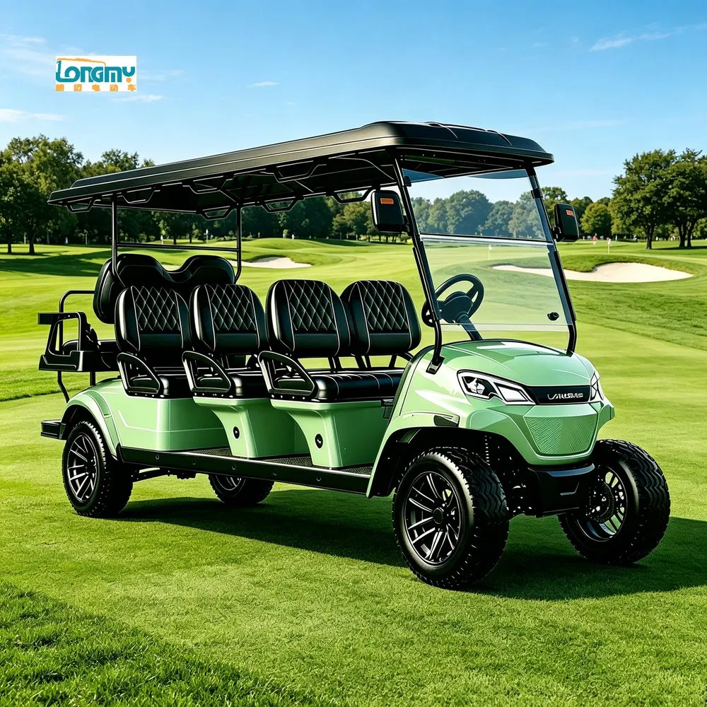 Lithium 6 Plus 2 Seater Electric Golf Cart for Villa Resort Shuttle