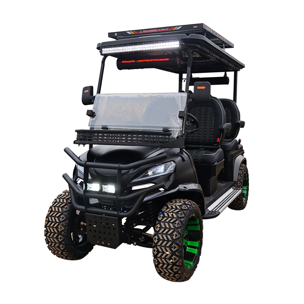 Street Legal LSV Golf Cart with Windshield, Seat Belts and LED Lights, for Gated Community