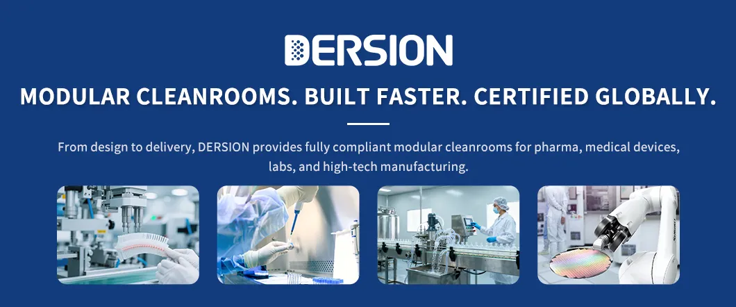 Compliance Certified ISO8 Modular Cleanroom System for Medical Device Applications