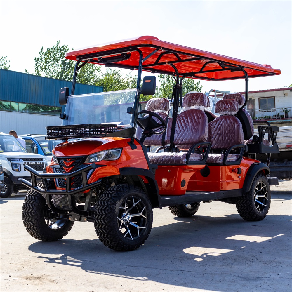 New Designed Factory Electric Golf Cart Luxury Modern 72V 4 Seater Electric Golf Cart with Lithium Battery CE Certification