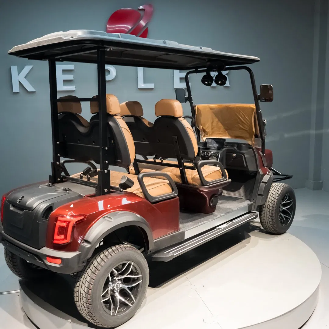 Tongcai &amp; Kepler Enclosed 4-Passenger Winter Resort Golf Car Weatherproof Cabin, Heated Option, Ideal for Snowy Resorts Cold-Climate Leisure Electric Golf Cart