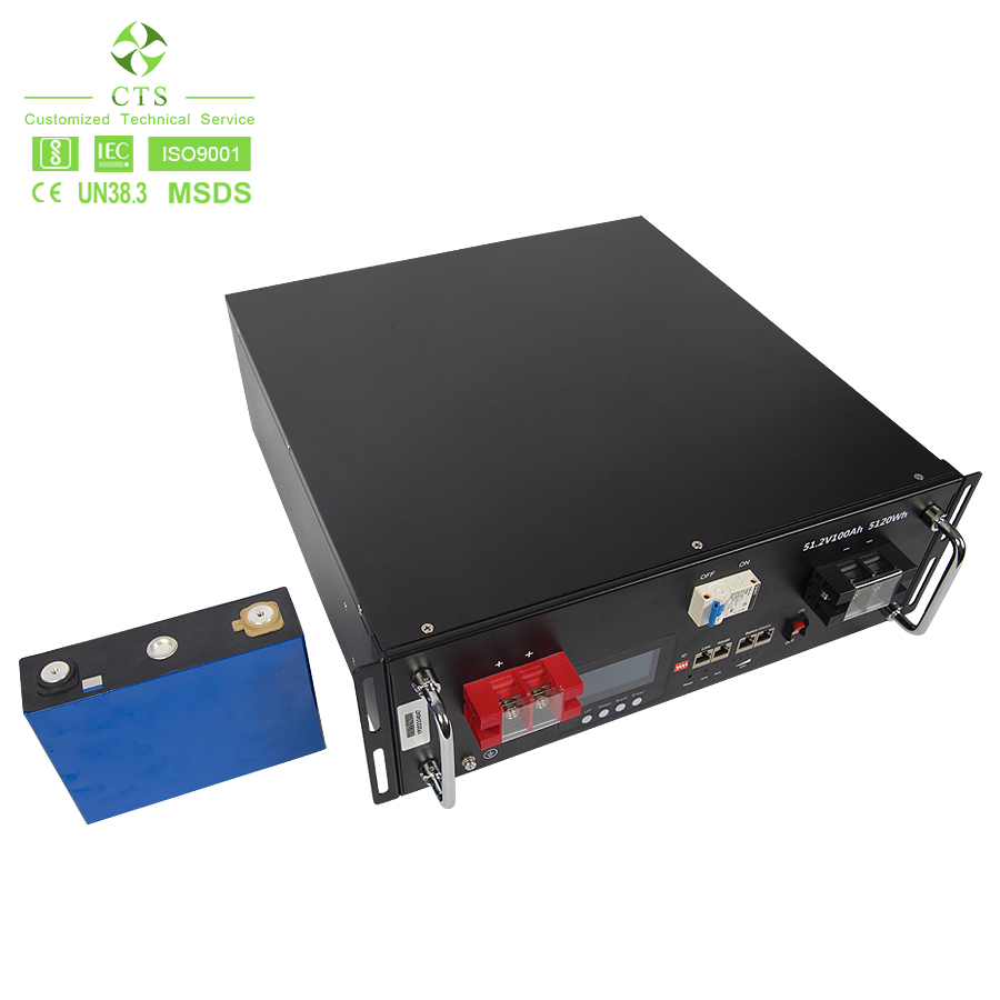 Cts 10kwh 48V LiFePO4 100ah 200ah Lithium-Ion LiFePO4 Solar Energy Battery System