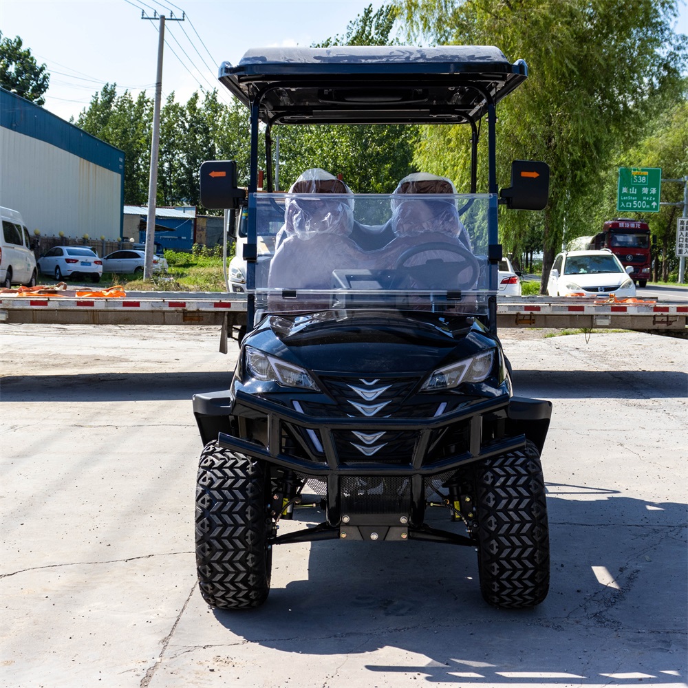 Latest Model 4 Seater Off-Road Electric Golf Cart t with Lithium Battery Powered Street Legal Golf Car CE Certification