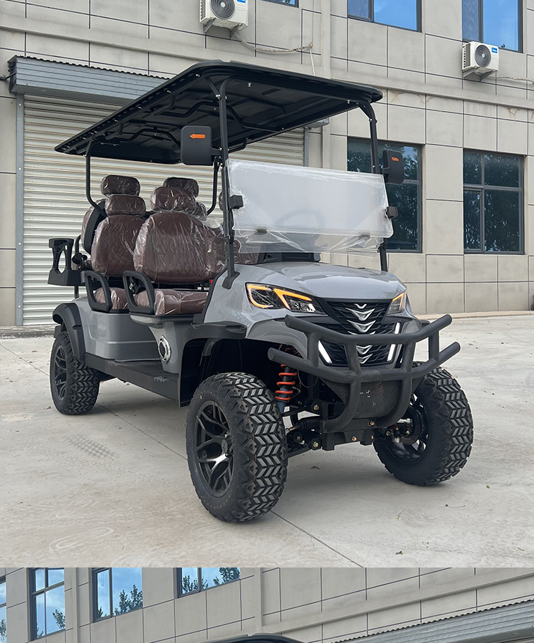 Luxury Electric 6seats Offroad Golf Cart Certified by CE DOT