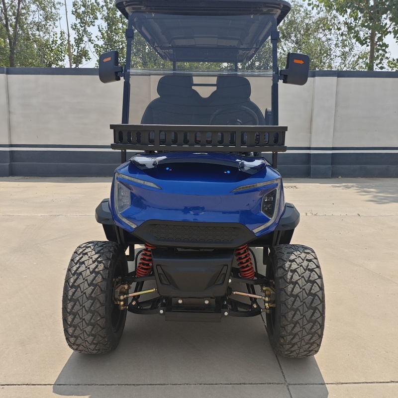 48V Electric Golf Cart 1-2-Seater with Solar Charging for Eco-Resort Applications