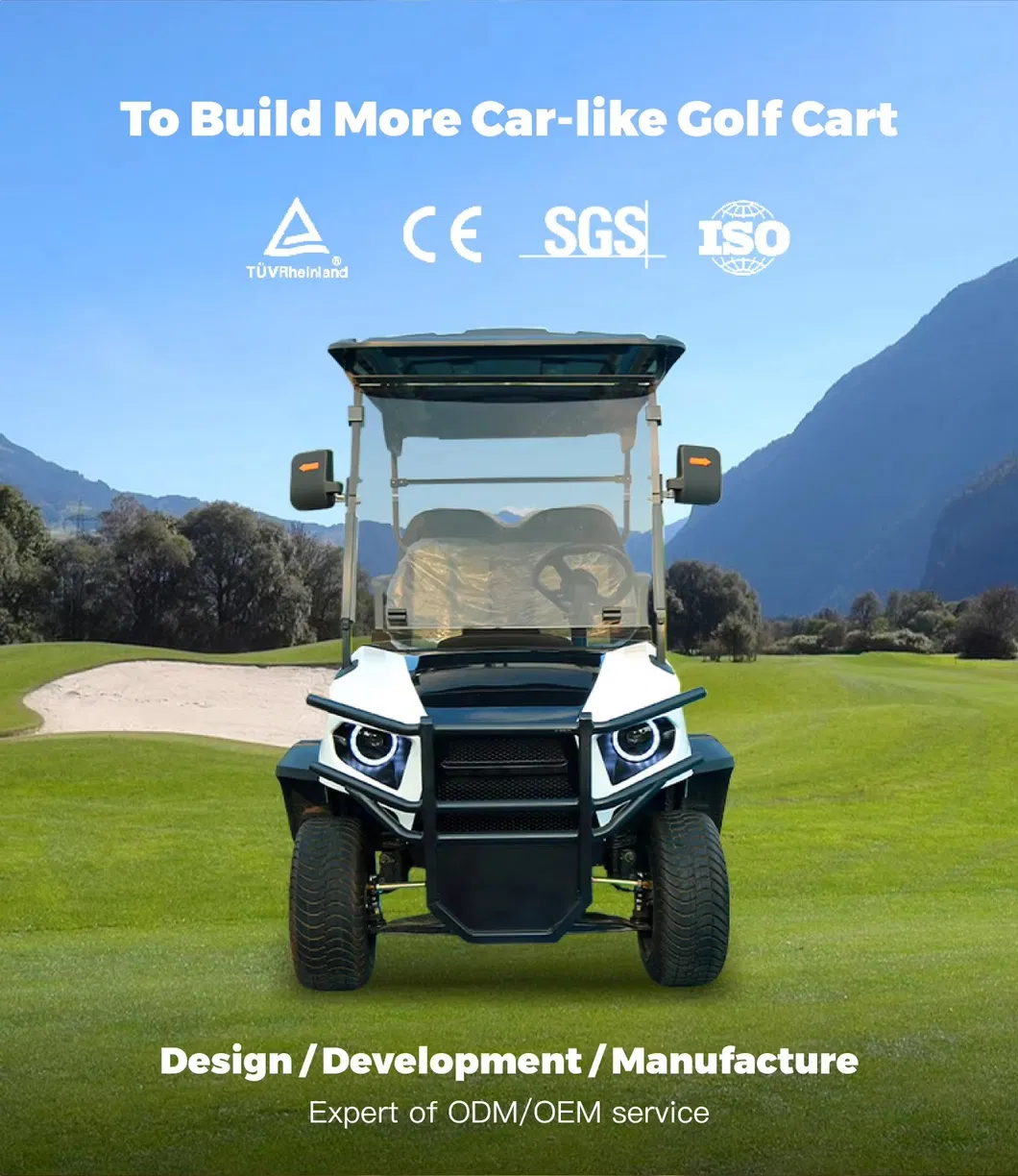 Small Farm Work Utility Cargo/Goods Pickup Golf Cart