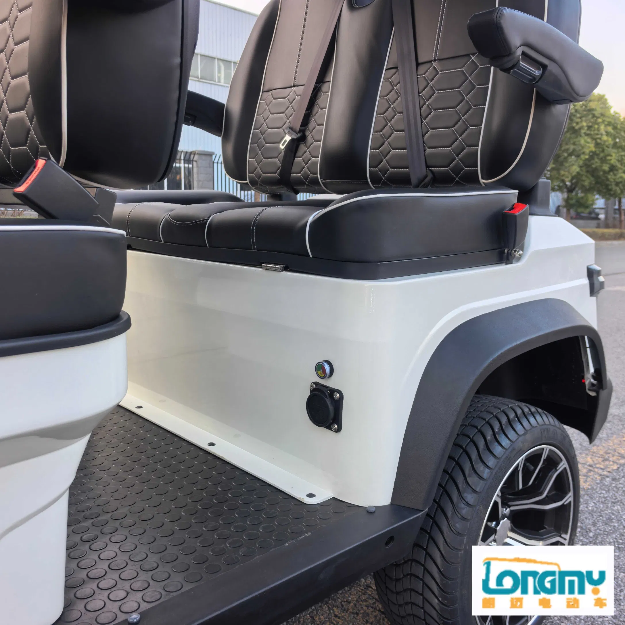 70-85km Long Range 6 Person Golf Course Cart