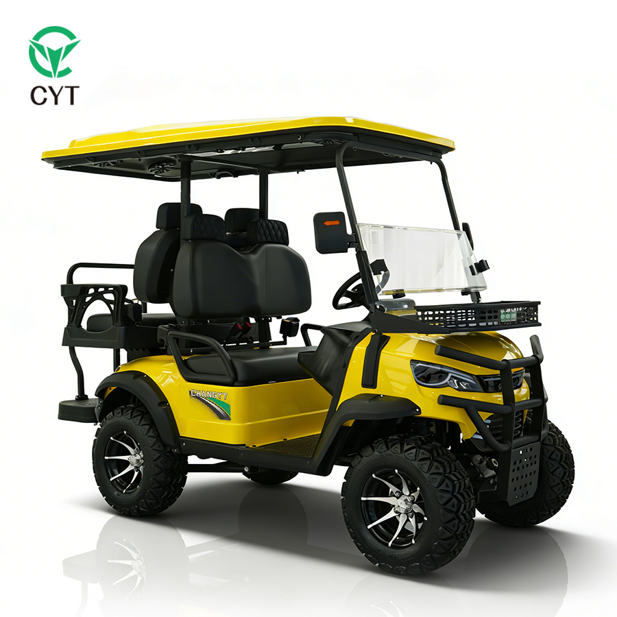 Heavy-Duty Off-Road Golf Cart Eco-Friendly Electric Sightseeing Bus China