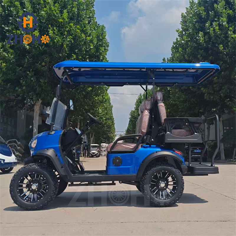Anti-Theft Smart Off-Road Electric Golf Cart Dune Buggy Lithium Battery-CE Certified High-Speed GPS Tracking 3-4 Seats 90km