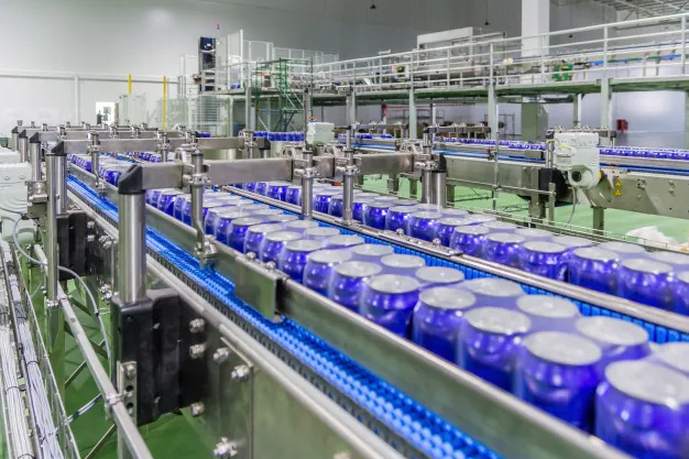 Powered Modular Belt Conveyor System for High Speed Sorting of Boxed Food Compatible with Packaging Machine