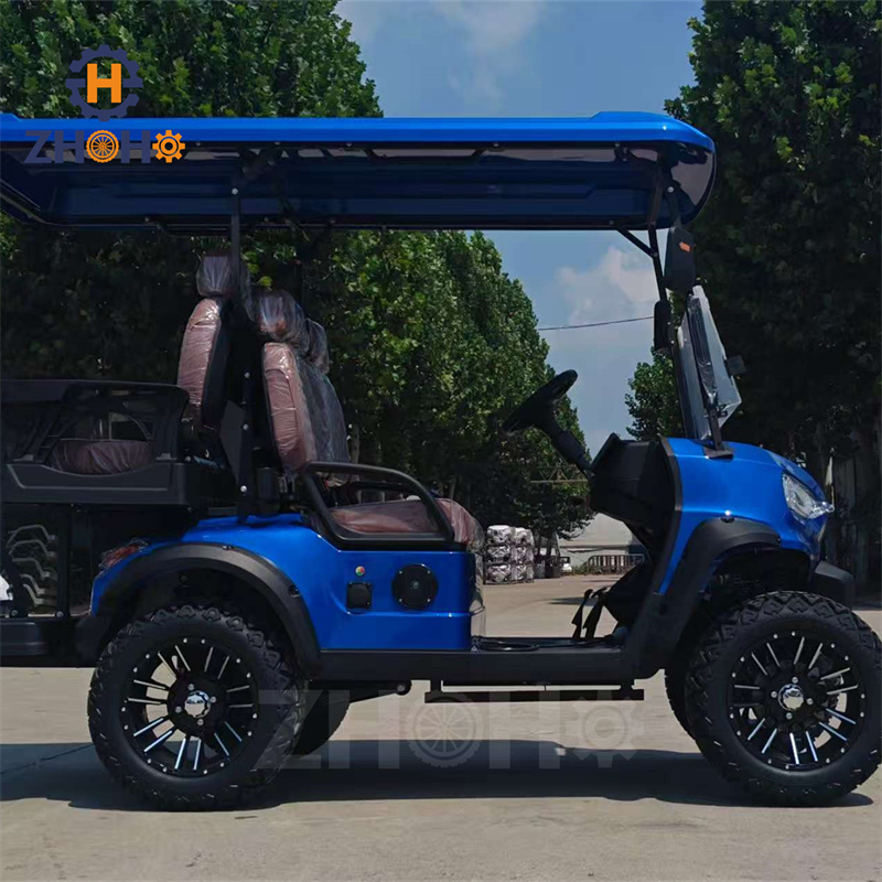 Anti-Theft Smart Off-Road Electric Golf Cart Dune Buggy Lithium Battery-CE Certified High-Speed GPS Tracking 3-4 Seats 90km