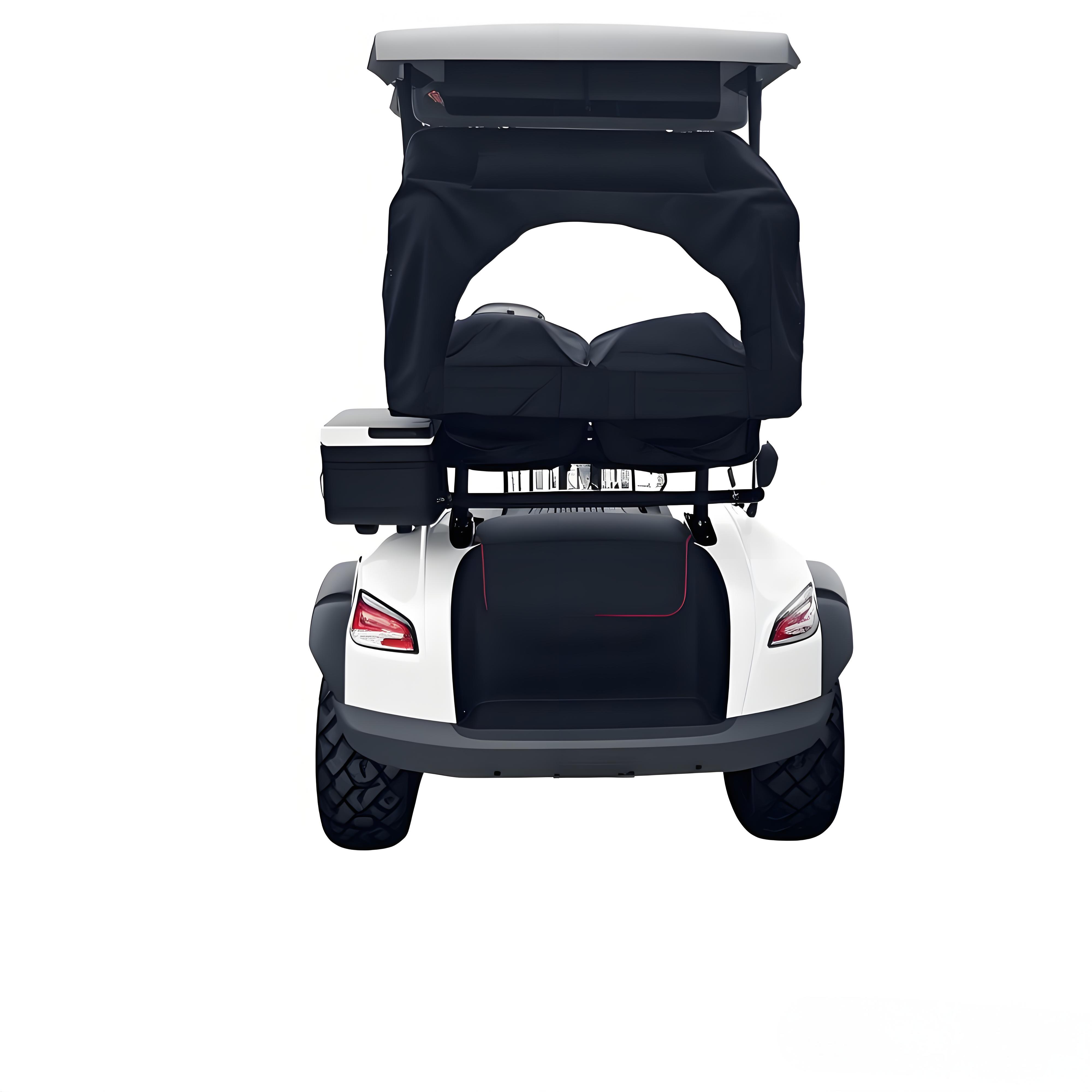 2025 Classic White Parison Electric Deluxe Golf Cart | 2 Seater with Sightseeing Features for Luxury Resorts &amp; Hotels