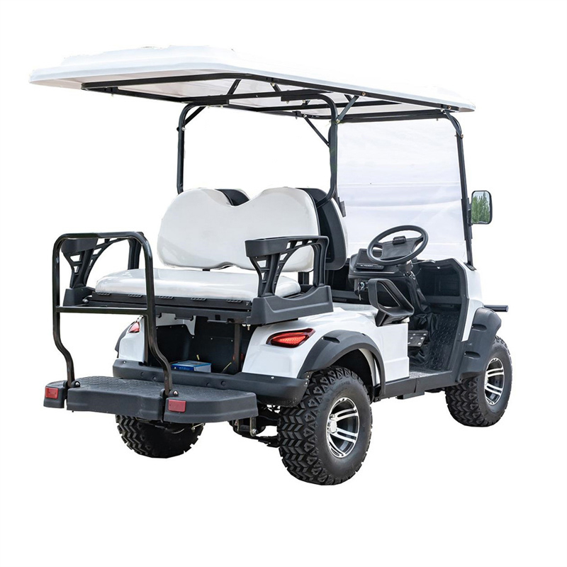 4 6 Seats 72V Li-ion Battery Four-Wheel Disc Hydraulic Brake Aluminium Wheel Electric Golf Cart