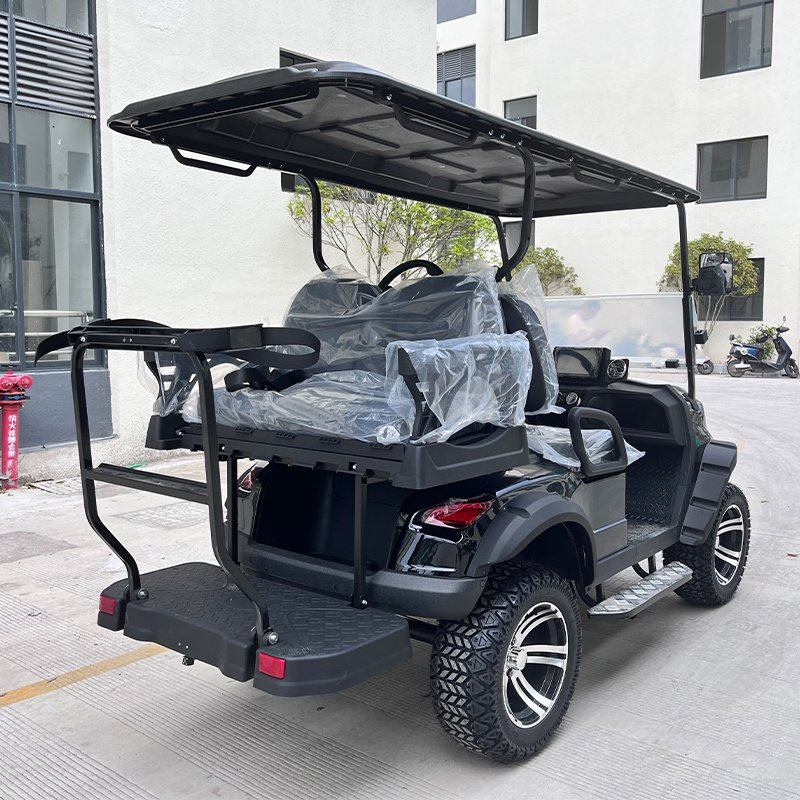 New Stylish 2+2 4 Seats Electric Golf Car Golf Cart for Hunting with High Cost Performance