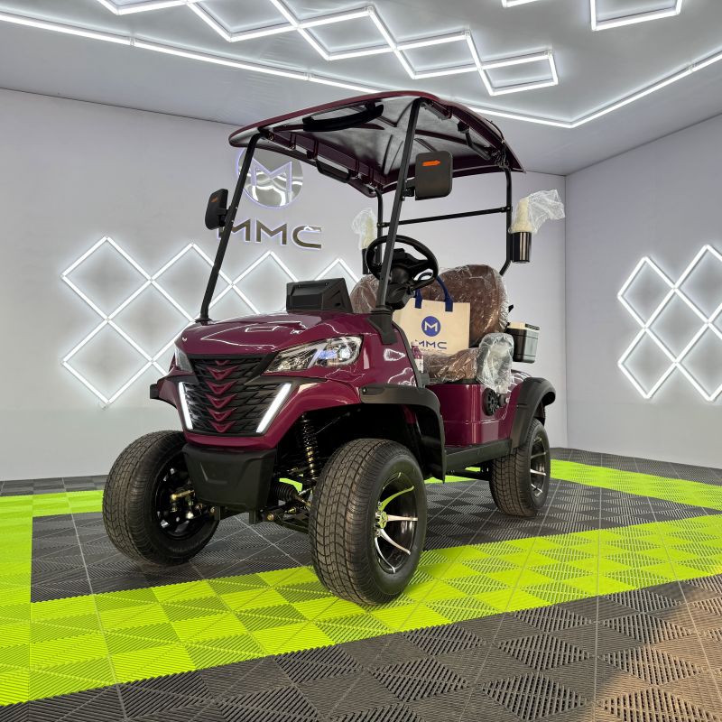 4WD Electric Golf Cart 5-6 Seater All-Terrain Utility Vehicle with High Torque 50MPH for Hilly Courses &amp; Resorts