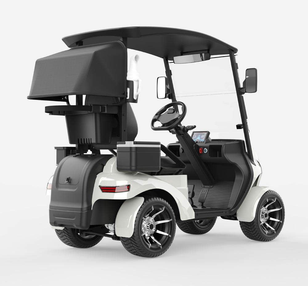 Wholesale Smart GPS Golf Cart Fleet Custom APP Multimedia Single Seat Golf Buggy OEM Personal Electric Golf Utility Vehicle