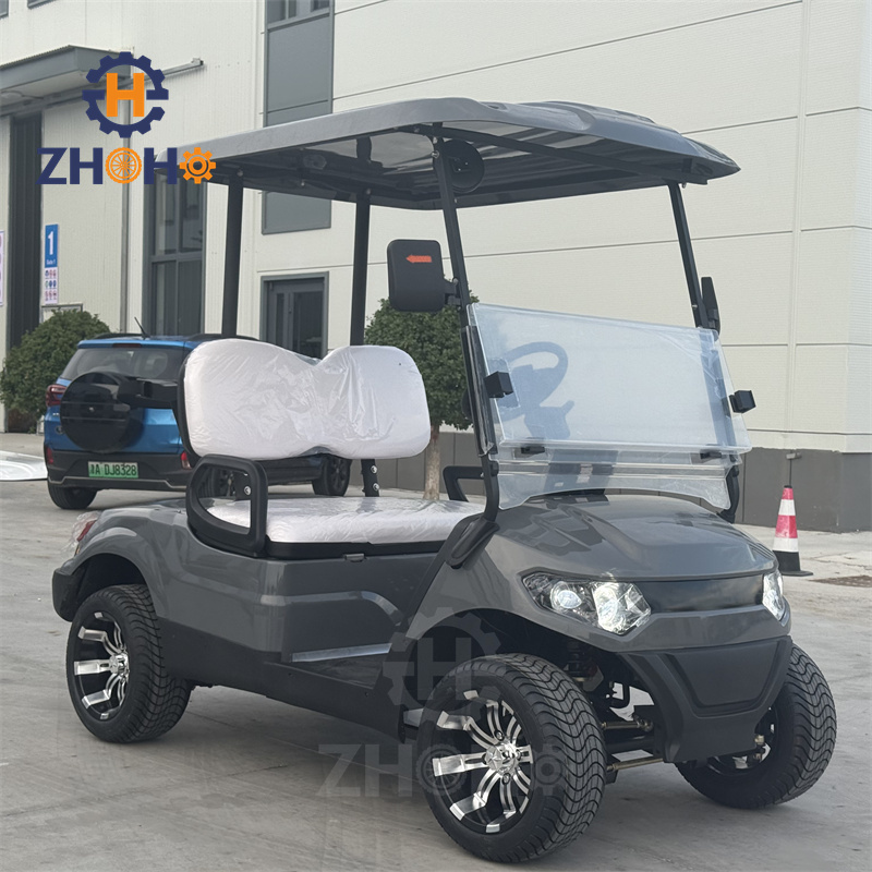 High Quality Two-Seater Electric Mini Golf Carts with Lithium Battery 30-50Km/h Speed 90km Range-Compact &amp; Efficient
