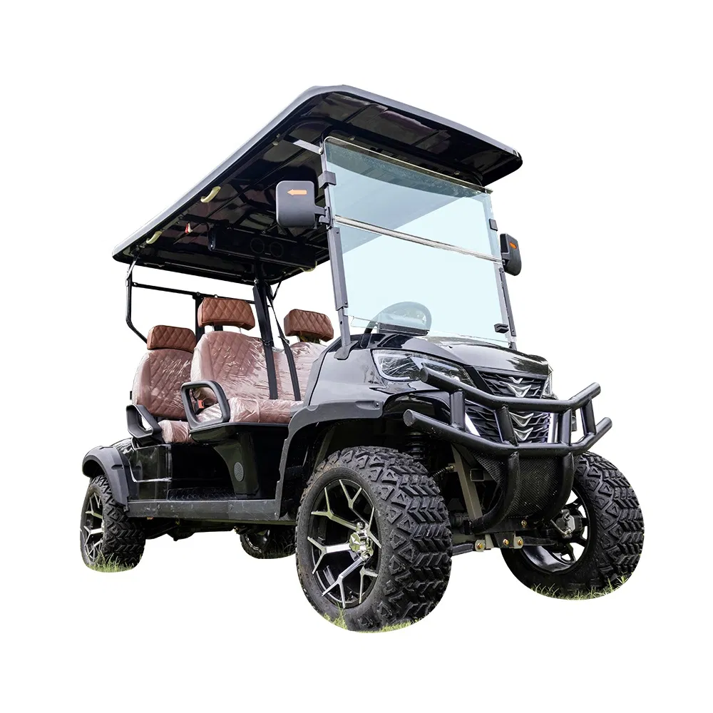 Hightop Golf Car Golf Club Golf Cargo Car AC Motor Utility Wheel 6 Seater Trolley Golf Course Electric Golf Buggies Cart Manufacturer
