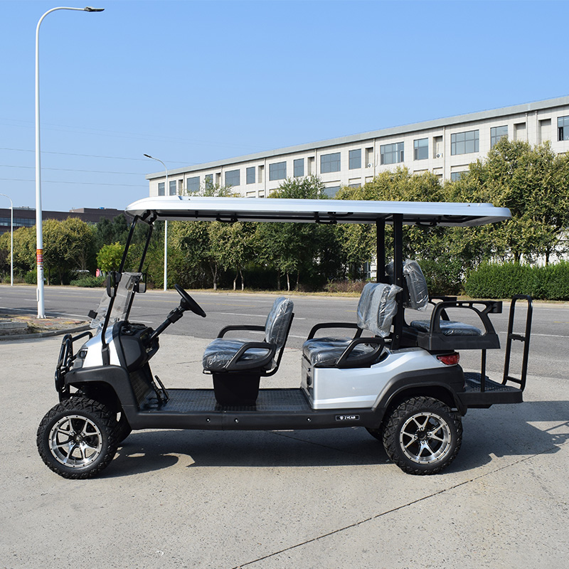 Intelligent Solar Golf Cart Electric Golf Cart Made in China 4 Seats Ce Zhongyi Customized 48V Prices Electric Golf Car