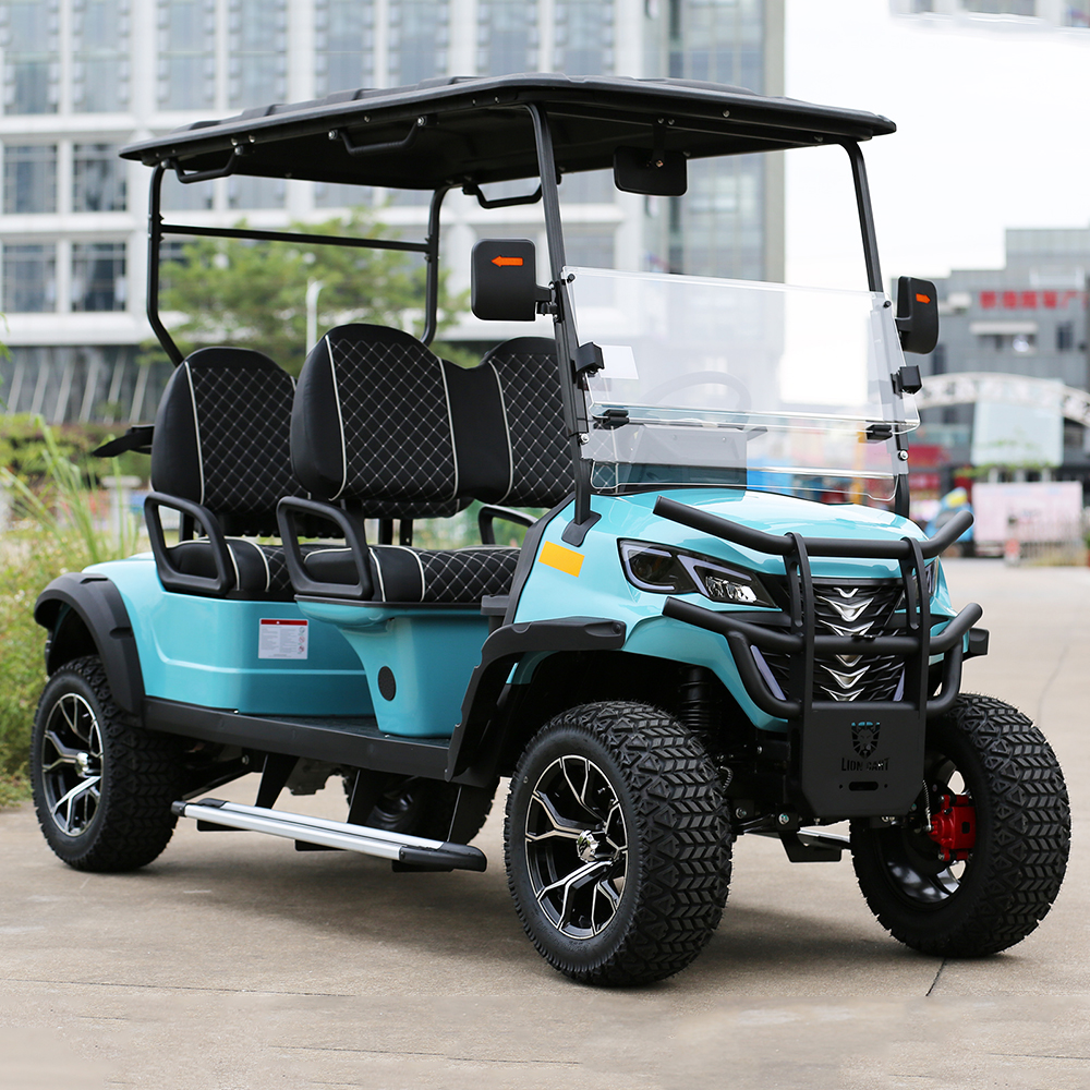Multi Functional Off-Road Cart Sightseeing Hotel Security Patrol Car Electric Four-Wheel 4 6 8 Seats Utility Vehicle Golf Cart