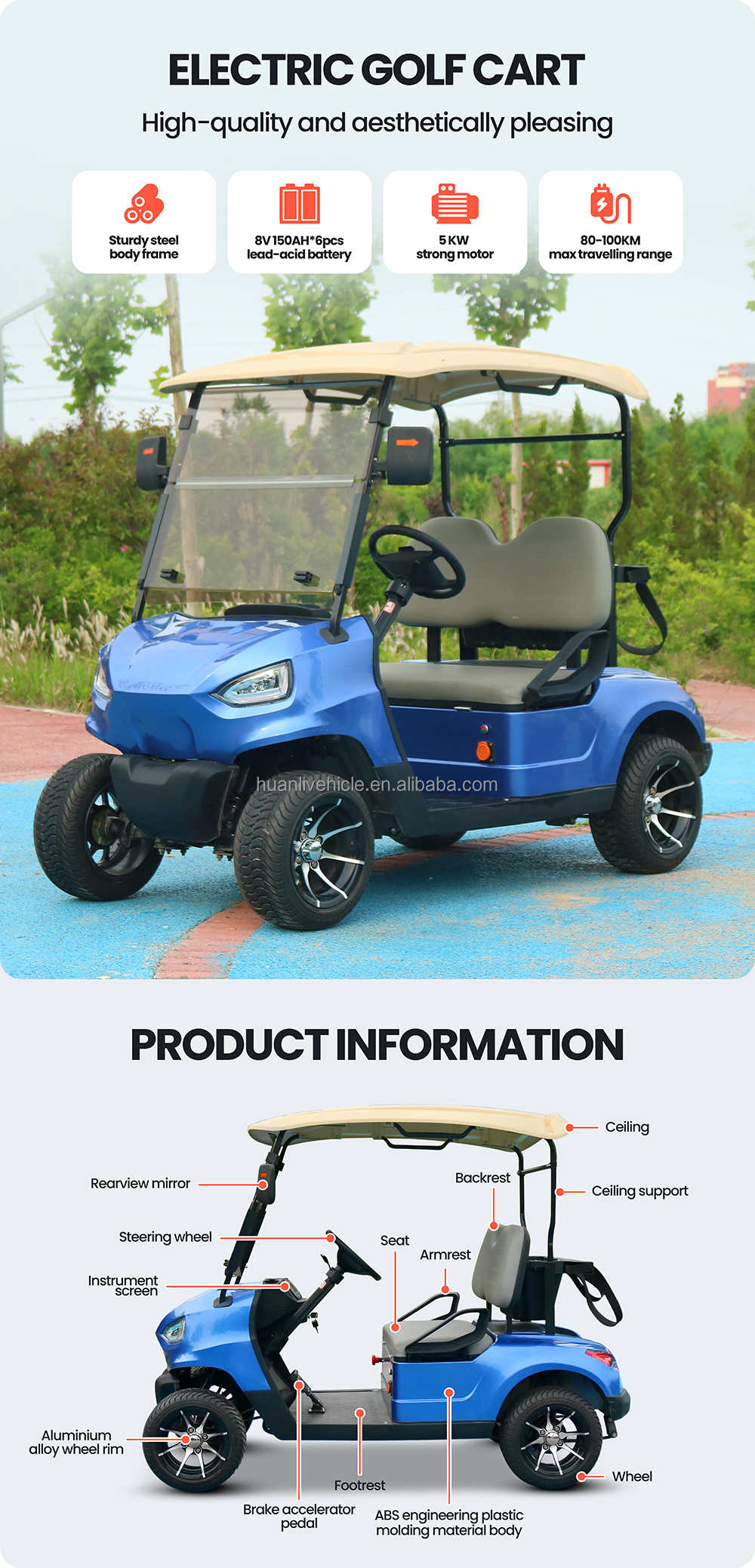 Electric Golf Cart Product Image