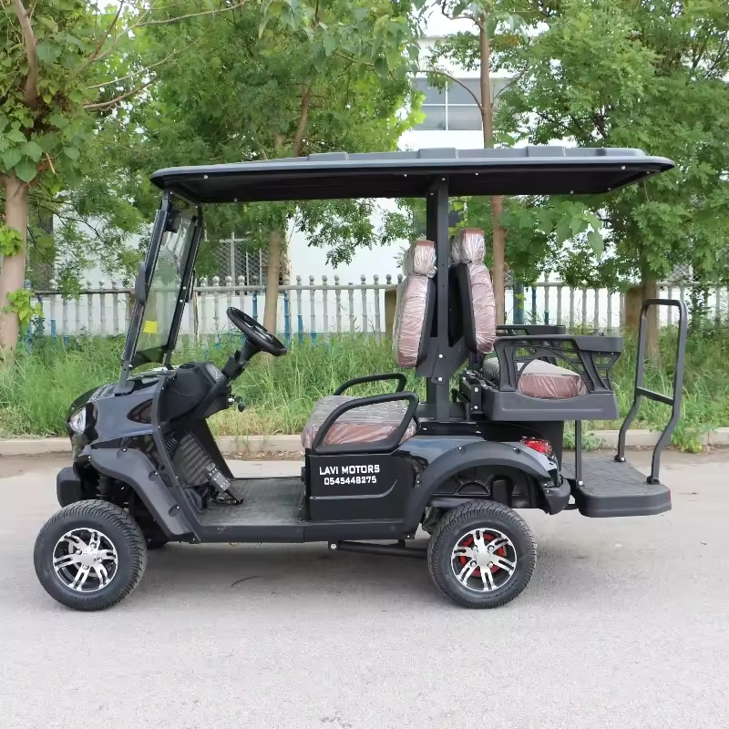 Heavy Duty 4x4 Electric Golf Cart for Rough Terrain Mountain Area with 5kw Motor 90km Range and EEC Certificate