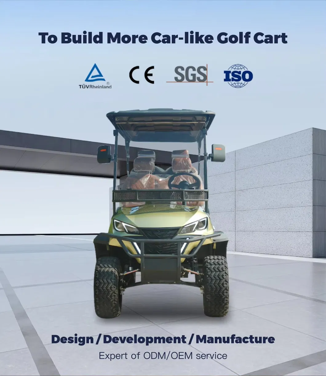 Electric Golf Buggy with Cargo Bed