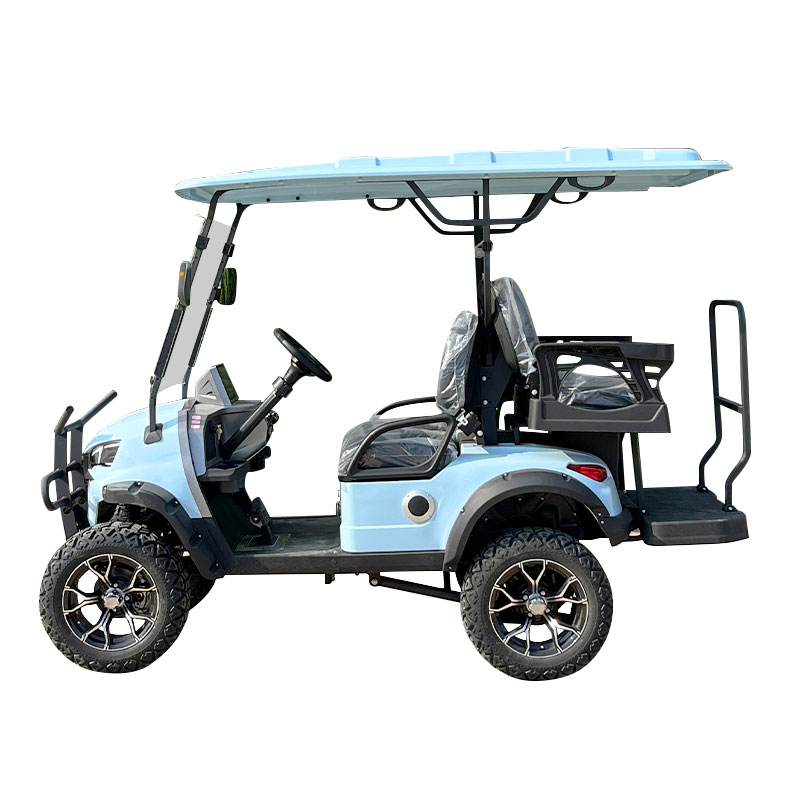 Kinghike Professional 72V 4-Seater Off-Road Electric Golf Cart with Heavy-Duty Lift Kit and All-Terrain Performance