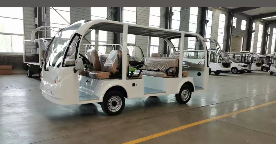 Customizable Solar Power Electric Sightseeing Cart Eco-Friendly Special Transportation Golf Carts