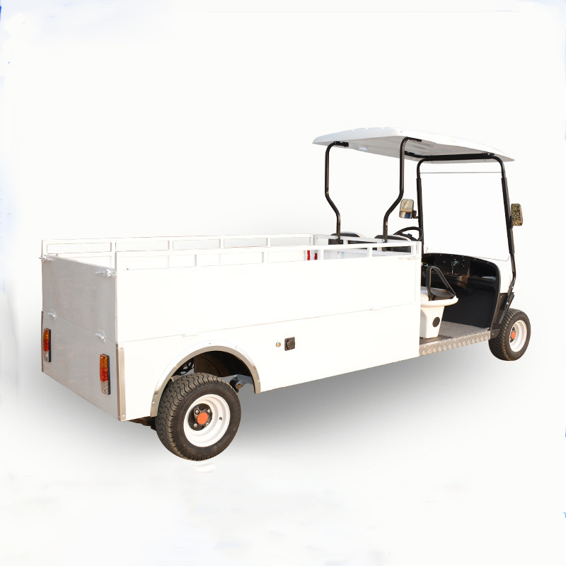 4 Seater Lithium Battery Powered AC System Electric Utility Cargo Golf Cart