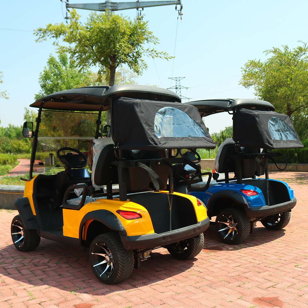 48V Lead Acid Battery Electric 2 Seater Golf Cart Off-Road Hunting Cart Competitive Golf Car CE Certified 30-50Km/h