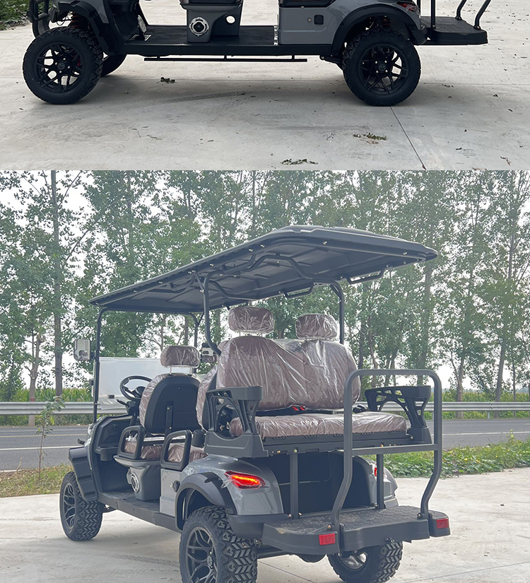 Luxury Electric 6seats Offroad Golf Cart Certified by CE DOT