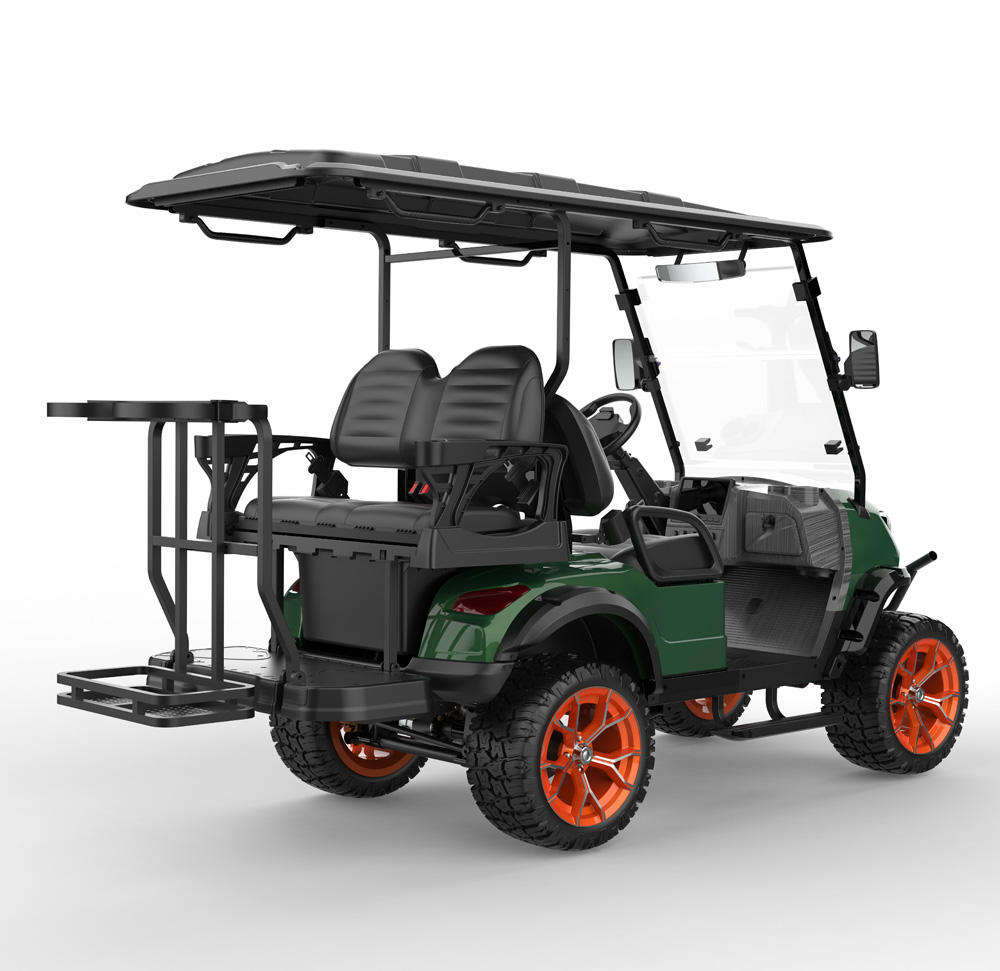 Rental Fleet Golf Buggy Resort Hotel Shuttle Cart Scenic Area Sightseeing Vehicle Commercial 4-seater Golf Cart
